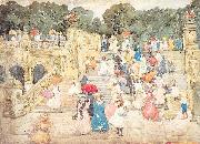 Maurice Prendergast The Mall Central Park Spain oil painting artist